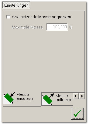 Ausgleichmethode für Zusammenfassung festlegen