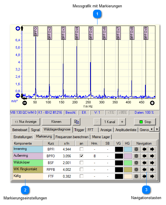 Markierungseinstellungen