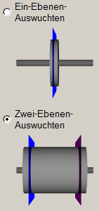 1. Anzahl der Auswuchtebenen