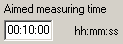 8. Aimed measuring time