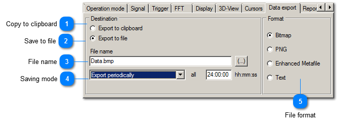Data export