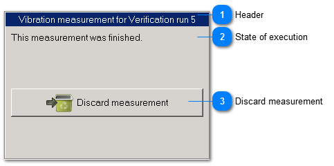 Side display for vibration measurement